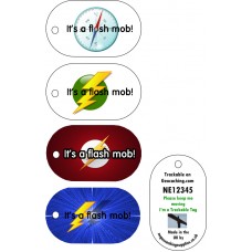 Flash Mobs Trackable Tags (by NE Geocaching Supplies)